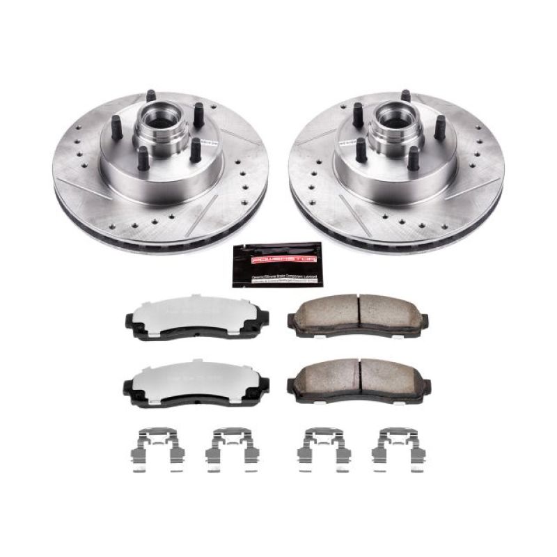 PSB Z36 Truck & Tow Kit - Power Stop 10-11 Ford Ranger Front Z36 Truck & Tow Brake Kit