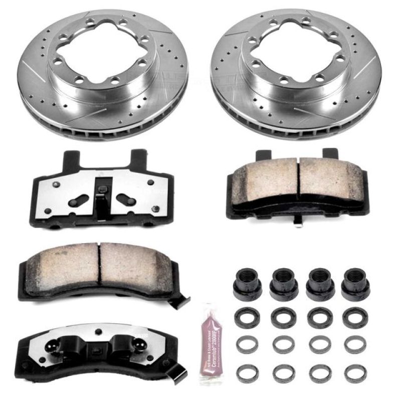 PSB Z36 Truck & Tow Kit - Power Stop 94-99 Chevrolet K1500 Suburban Front Z36 Truck & Tow Brake Kit