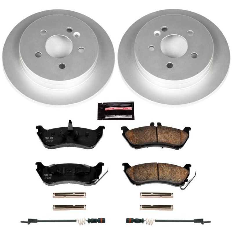 PSB Z23 Evolution Coated Kit - Power Stop 98-03 Mercedes-Benz ML320 Rear Z23 Evolution Sport Coated Brake Kit