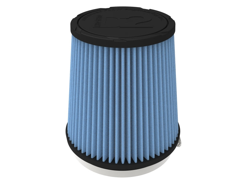 AFE Universal D2 Dura Dry Air Filter - aFe Magnum FORCE Intake Repl. Filter w/ D2 Dura-Dry Media - 5-1/2in F x 7in B x 5-1/2in T x 7in H
