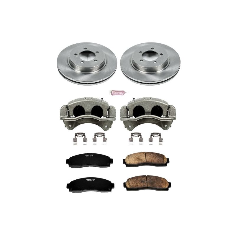 PSB Autospecialty Kit w/Cals - Power Stop 02-05 Ford Explorer Front Autospecialty Brake Kit w/Calipers