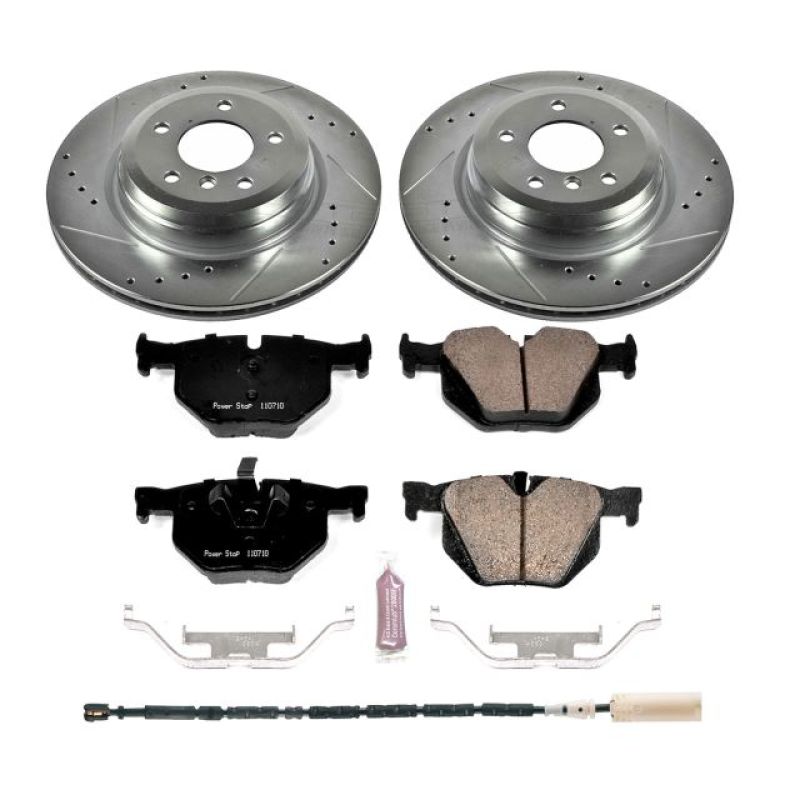 PSB Z23 Evolution Kit - Power Stop 13-15 BMW X1 Rear Z23 Evolution Sport Brake Kit