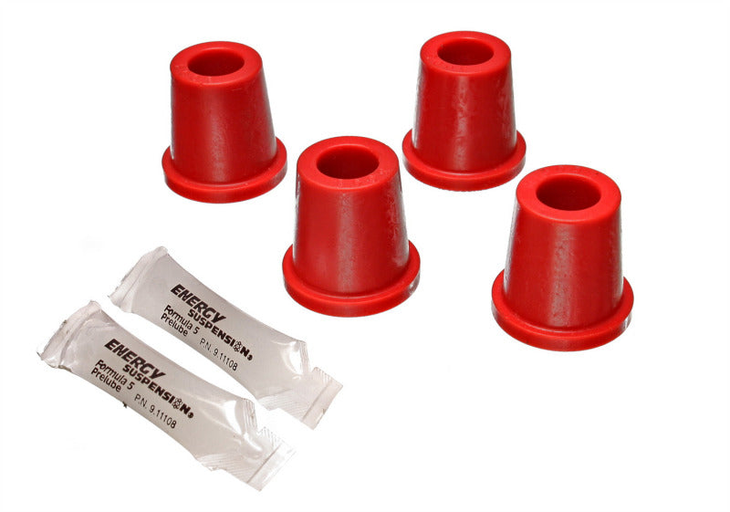 ES Cntrl Arm Bushings - Red - Energy Suspension 87-96 Mitsubishi 2WD PU / 79-93 Dodge D-50 PU Red Front Control Arm Bushing Set