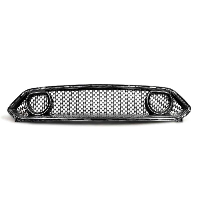 AND Front Grilles - Anderson Composites 21-22 Ford Mustang Mach 1 CF Upper Grille