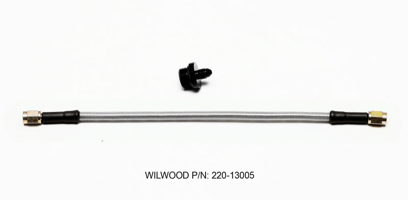 WIL Flexline Brake Hose - Wilwood Flexline Kit Billet Reservoir 12.00in