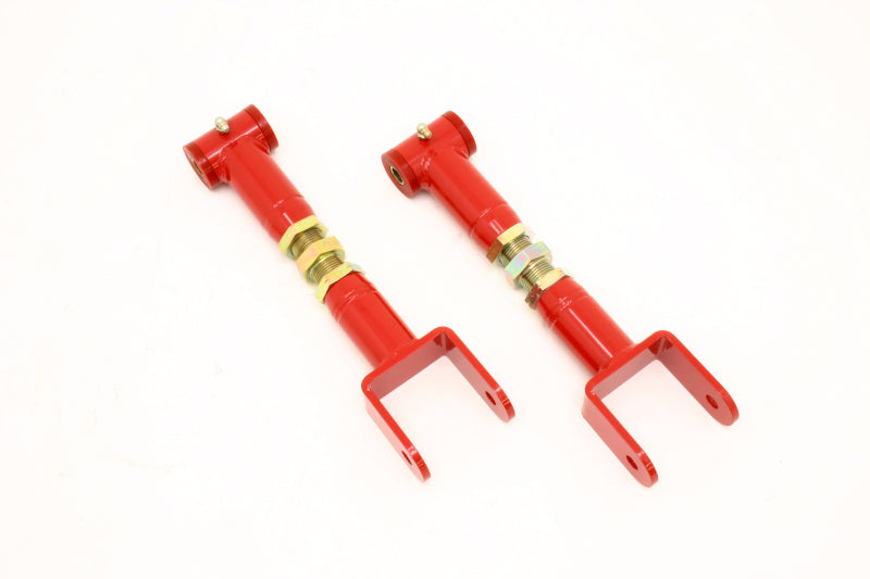 BMR Control Arms - BMR 91-96 B-Body Upper Control Arms On-Car Adj. Extended Length (Polyurethane) - Red