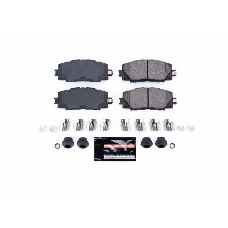 PSB Z23 Evolution Brake Pads - Power Stop 2013 Scion iQ Front Z23 Evolution Sport Brake Pads w/Hardware
