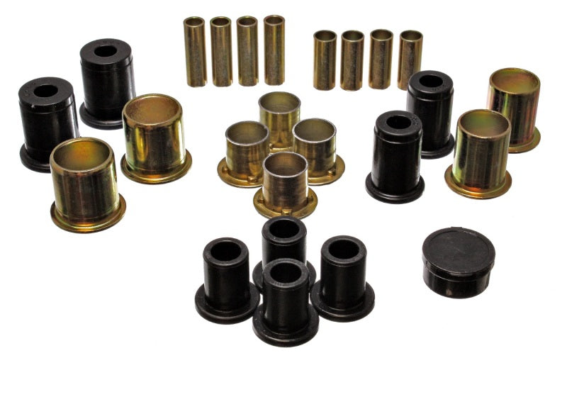 ES Cntrl Arm Bushings - Black - Energy Suspension 91-96 Buick LeSabre / 90-94 Chevy Astro Black Front Lower and Upper Control Arm Bu