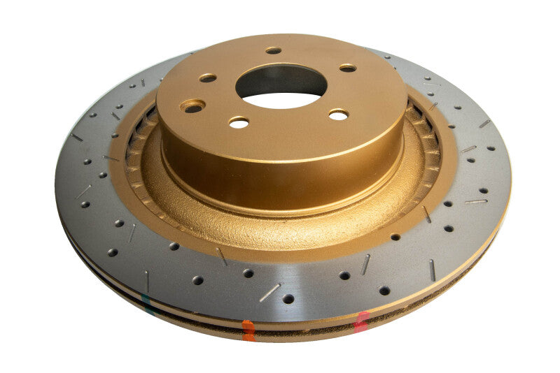 DBA 4000 Slot&Drill Rotors - DBA 09-20 Nissan 370Z (w/Sport Perf Brakes) Rear 4000 Series Drilled & Slotted Rotor