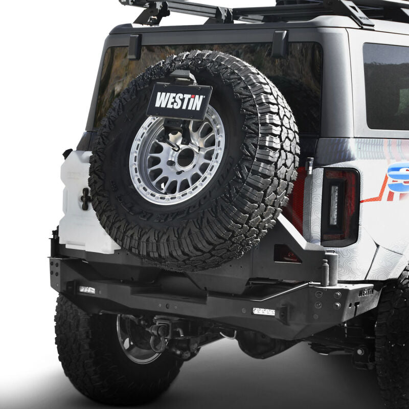 WES XTS Bumpers - Westin 18-25 Wrangler JL Accessory For XTS Rear - P/S Swingout - Tex. Blk