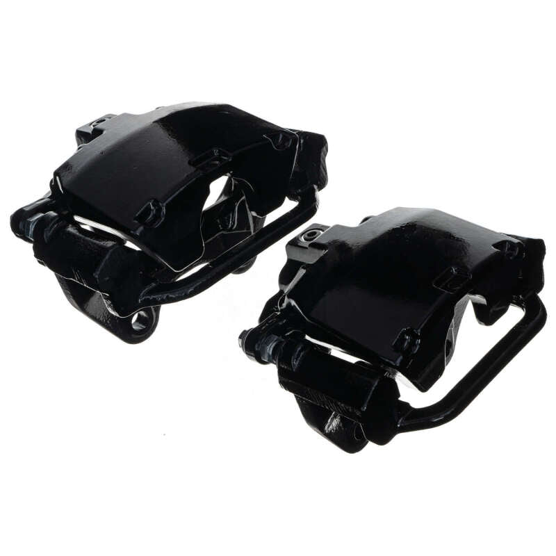 PSB Black Calipers - Power Stop 07-20 Cadillac Escalade Rear Black Caliper - Pair w/Bracket