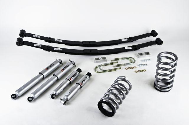 BT Lower Kit w SP Shocks - Belltech LOWERING KIT 94-03 S10/15 PU W/SP