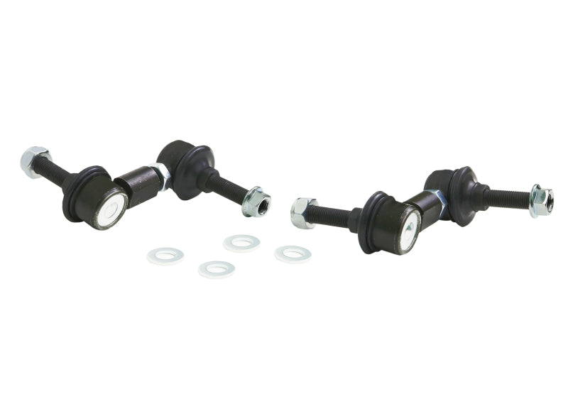 WL Sway Bar Links - Whiteline Universal 60-80mm Swaybar Link Kit-Heavy Duty Adjustable Ball Joint