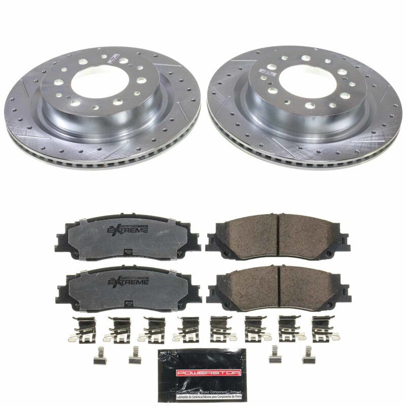 PSB Z36 Truck & Tow Kit - Power Stop 23-24 Toyota Sequoia Rear Z36 Truck & Tow Brake Kit