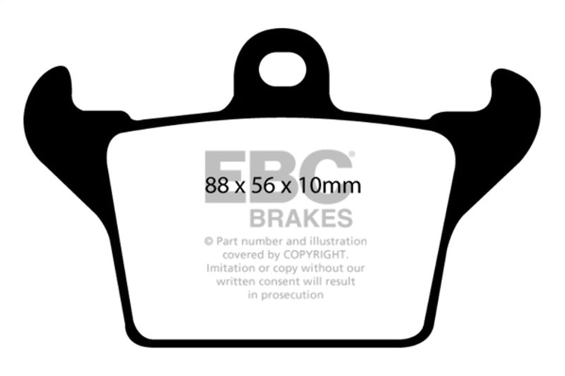 EBC Ultimax2 Brake Pad Sets - EBC 12-14 Dodge SRT Viper (Parking Brake) Ultimax2 Rear Brake Pads