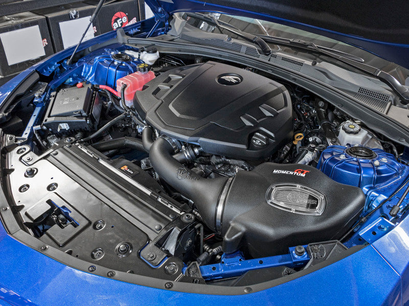 AFE Momentum GT Cold Air Intakes - aFe Momentum GT Pro DRY S Intake System 16-17 Chevrolet Camaro V6-3.6L