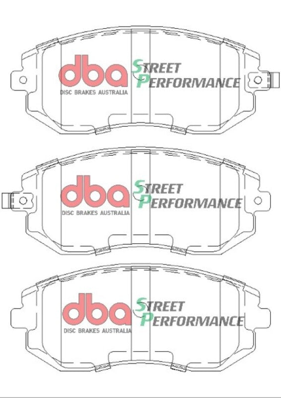 DBA SP500 Brake Pads - DBA 03-05 Subaru WRX / 08 Subaru WRX SP500 Front Brake Pads