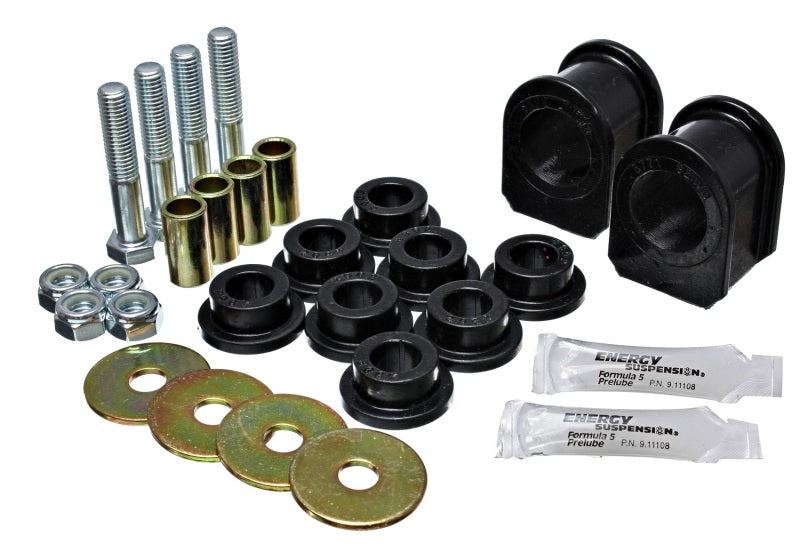 ES Sway Bar Bushings - Black - Energy Suspension 05-07 Ford Mustang Black Rear Sway Bar Frame Bushings (Must Reuse All Metal Parts)