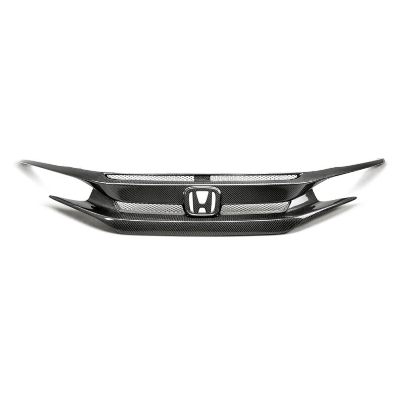 SEI Grilles - Seibon 16-18 Honda Civic OEM-Style Carbon Fiber Front Grill