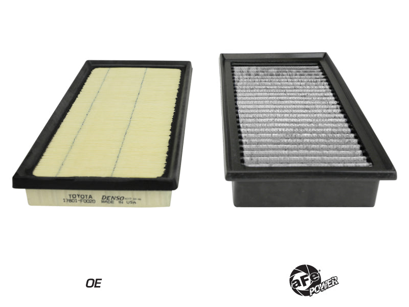 AFE Direct Fit Pro DRY S Air Filter - aFe MagnumFLOW Pro DRY S OE Replacement Filter 18-19 Toyota C-HR 2.0L