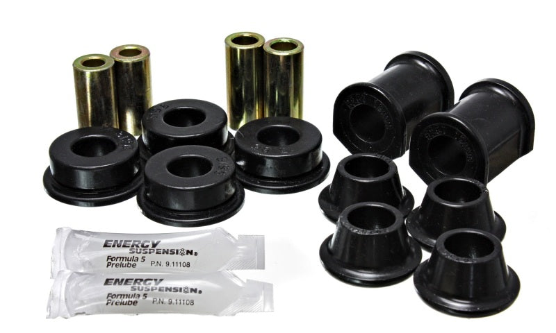 ES Cntrl Arm Bushings - Black - Energy Suspension 8/73-79 VW Super Beetle (Stamped) Black Front Control Arm Bushing Set