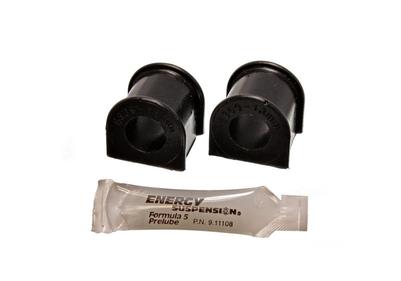 ES Sway Bar Bushings - Black - Energy Suspension 88-91 Honda Civic/CRX Black 18mm Front Sway Bar Bushings