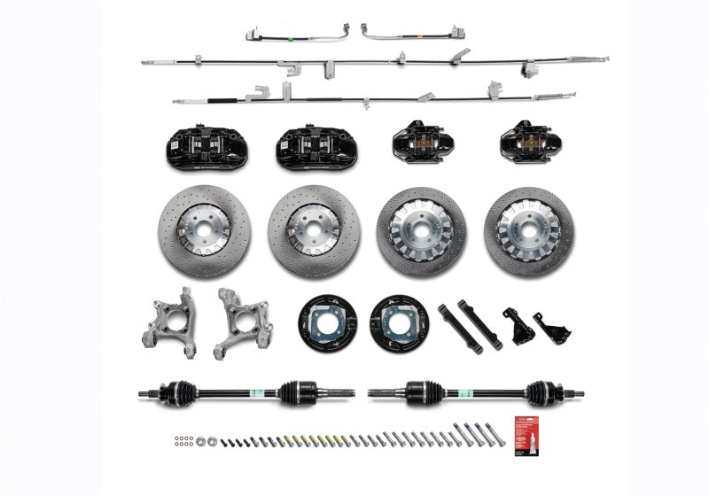 FR Brake Upgrade Kits - Ford Racing 15-21 Mustang GT/ 2.3L EcoBoost GT350R Brake Upgrade Kit - Black