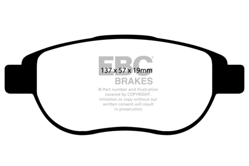 EBC Yellowstuff Brake Pad Sets - EBC Brakes Yellowstuff Performance Brake Pads