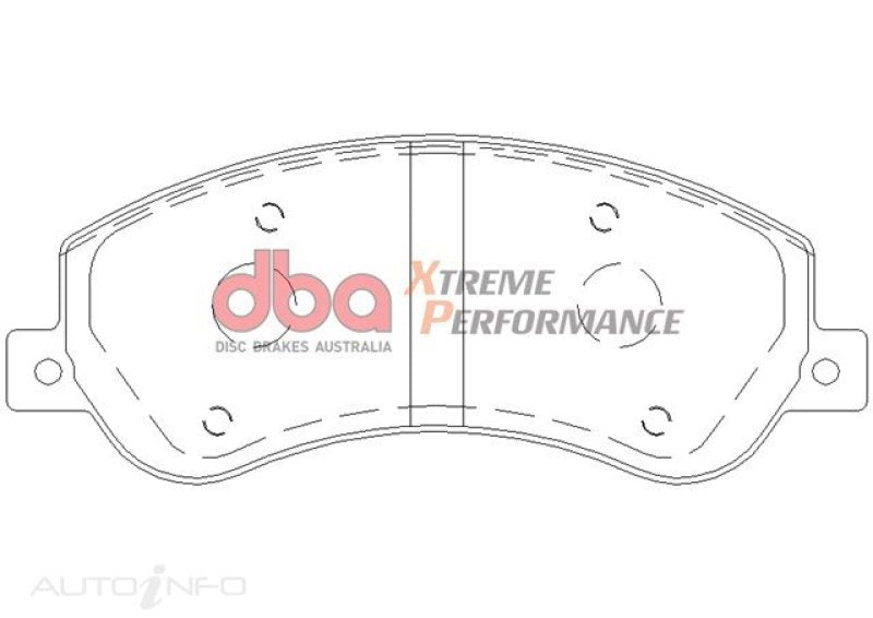 DBA XP Performance Brake Pads - DBA 06-18 Ford Transit XP Extreme Performance Brake Pads