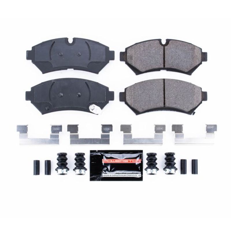 PSB Z23 Evolution Brake Pads - Power Stop 98-02 Cadillac Seville Front Z23 Evolution Sport Brake Pads w/Hardware