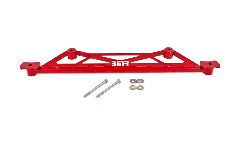 BMR Cradle Braces - BMR 16-17 6th Gen Camaro Rear Of Rear Cradle Brace - Red