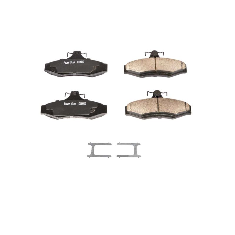 PSB Z17 Evolution Brake Pads - Power Stop 99-02 Daewoo Leganza Rear Z17 Evolution Ceramic Brake Pads w/Hardware