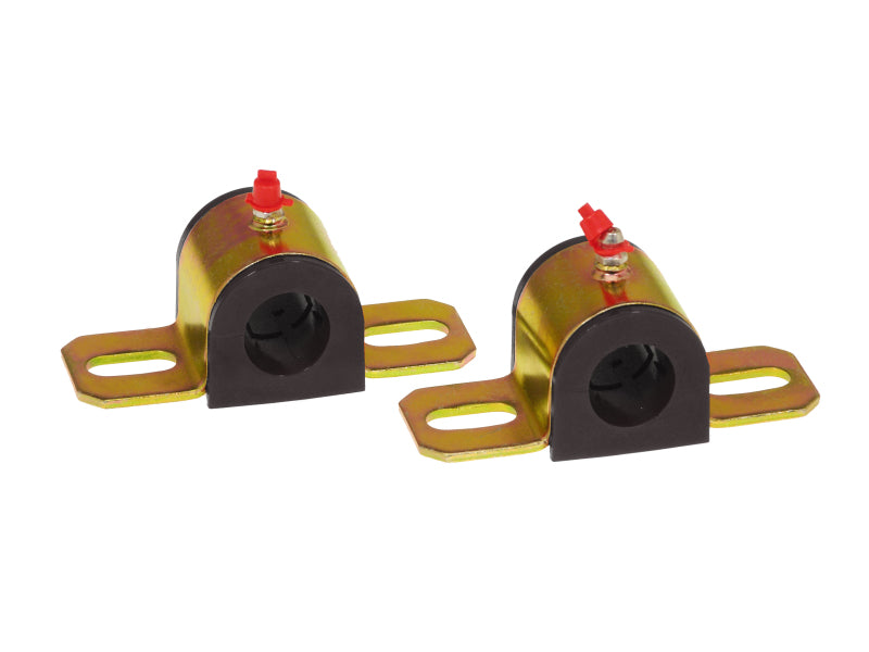 PRO Sway/End Link Bush - Blk - Prothane Universal Greasable Sway Bar Bushings - 25MM - Type B Bracket - Black