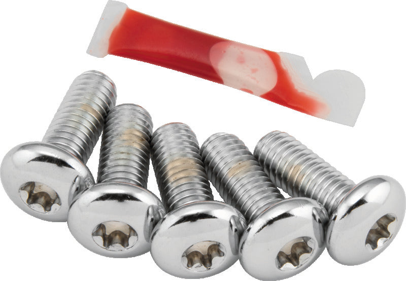 PFM Brake Rotors - Performance Machine  Rotor Bolt Set - Chrome