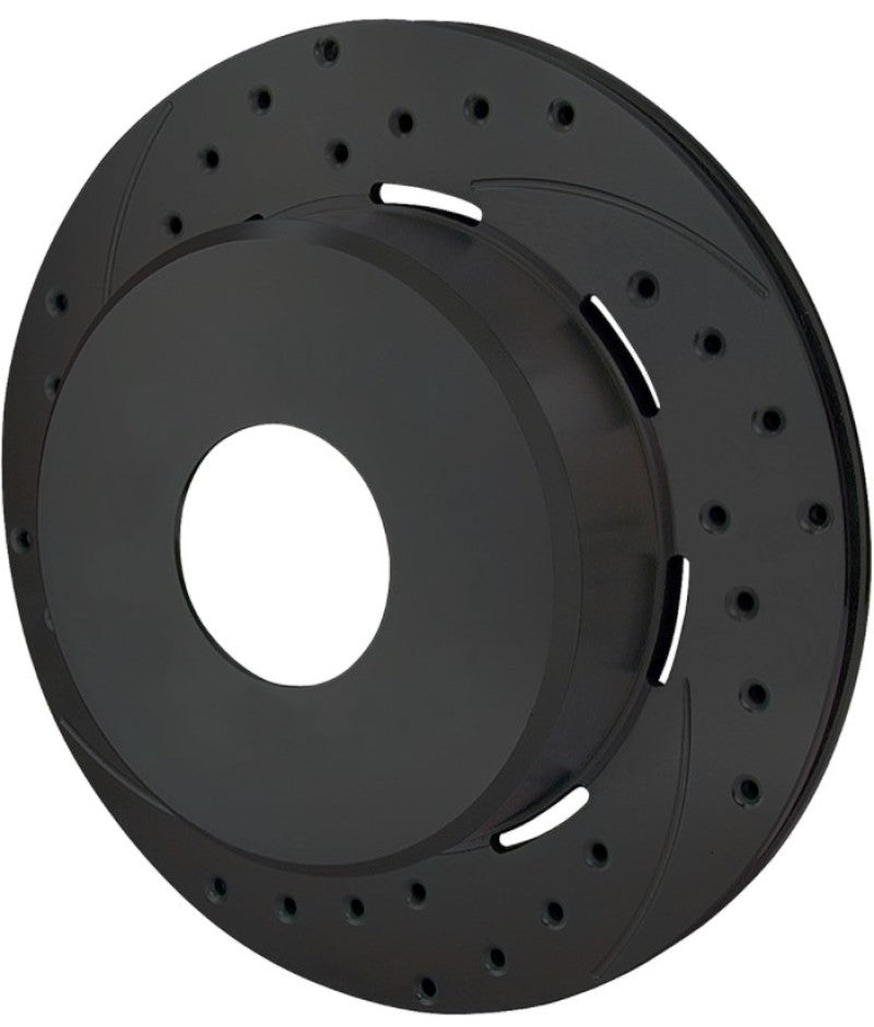 WIL Rotors - Wilwood Rotor-1.91in Offset-SRP-BLK-Drill-LH 12.19 x .810 - Blank