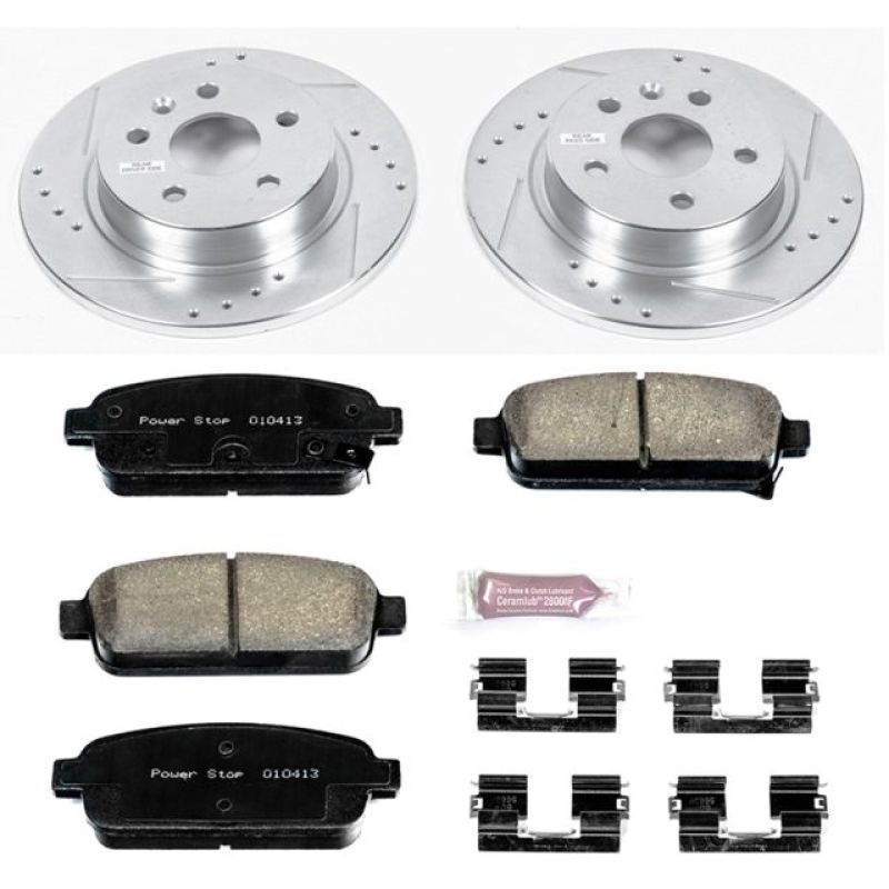 PSB Z23 Evolution Kit - Power Stop 13-18 Buick Encore Rear Z23 Evolution Sport Brake Kit