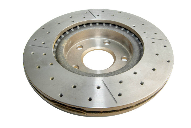 DBA Street Slot&Drill Rotors - DBA 03-05 350Z / 03-04 G35 / 03-05 G35X Front Drilled & Slotted Street Series Rotor