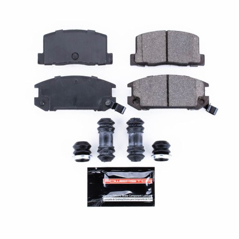PSB Z23 Evolution Brake Pads - Power Stop 91-95 Toyota MR2 Rear Z23 Evolution Sport Brake Pads w/Hardware