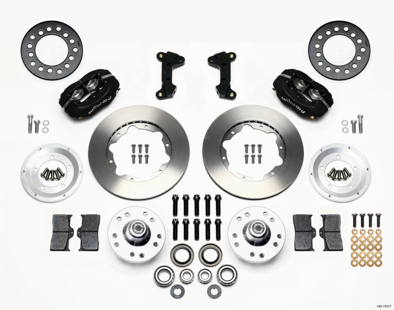 WIL Dynalite Brake Kit - Wilwood Forged Dynalite Front Kit 11.00in 74-80 Pinto/Mustang II Disc Spindle only