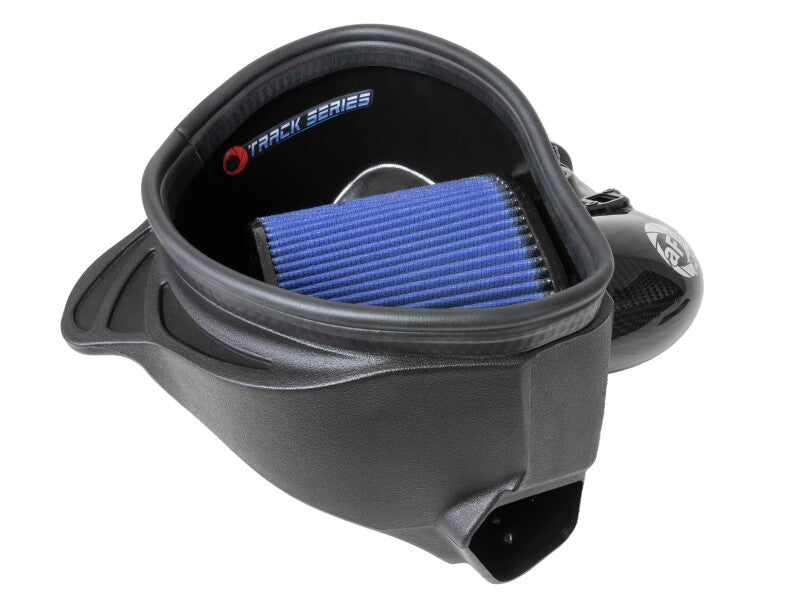 AFE Track Series Intake - aFe 19-22 BMW Z4 30i L4-2.0L (t) Track Series Carbon Fiber Cold Air Intake System w/ Pro 5R Filter