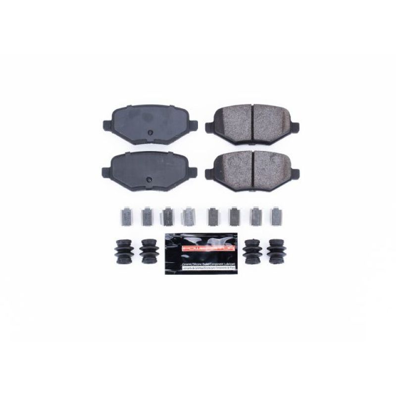 PSB Z23 Evolution Brake Pads - Power Stop 14-15 Ford Edge Rear Z23 Evolution Sport Brake Pads w/Hardware