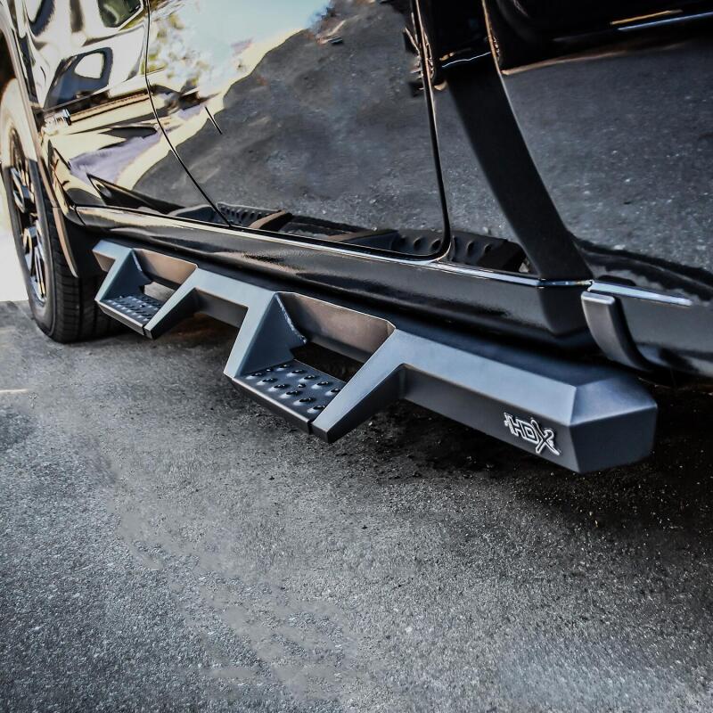 WES Nerf Bars - HDX Drop - Westin 19-20 Chevrolet Silverado / GMC Sierra 1500 Double Cab HDX Drop Nerf Step Bars - Textured Blk
