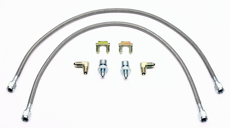 WIL Flexline Brake Hose - Wilwood Flexline Kit 1999-2006 GM 1500 Truck/SUV 14.25 Rotor Front