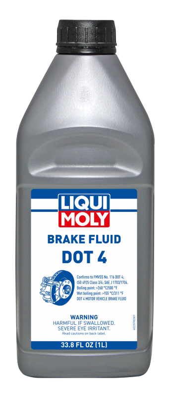 LQM Brake Fluid - LIQUI MOLY 1L Brake Fluid DOT 4