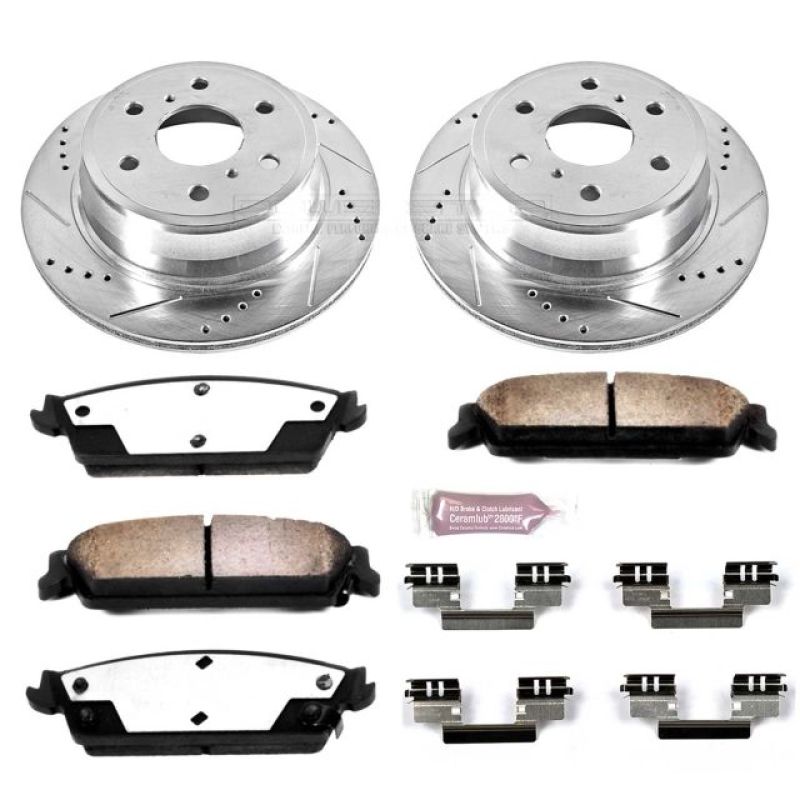 PSB Z36 Truck & Tow Kit - Power Stop 07-14 Cadillac Escalade Rear Z36 Truck & Tow Brake Kit