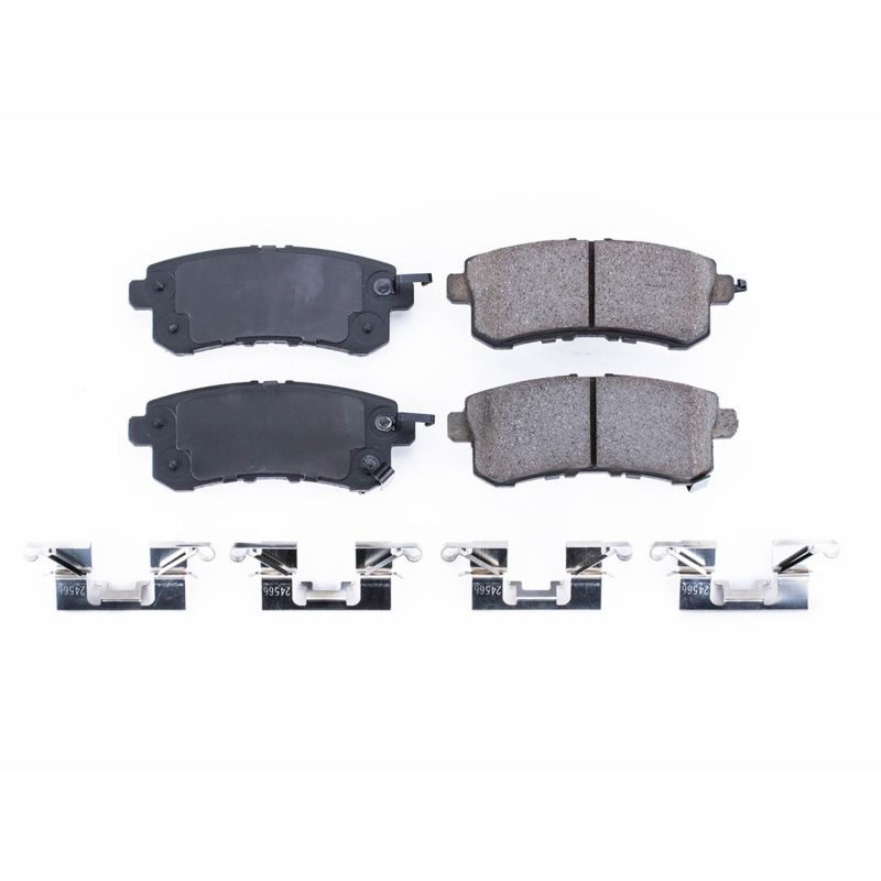 PSB Z17 Evolution Brake Pads - Power Stop 11-13 Infiniti QX56 Rear Z17 Evolution Ceramic Brake Pads w/Hardware
