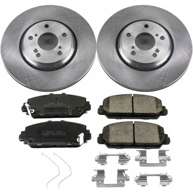 PSB Autospecialty Kit - Power Stop 17-18 Acura ILX Front Autospecialty Brake Kit
