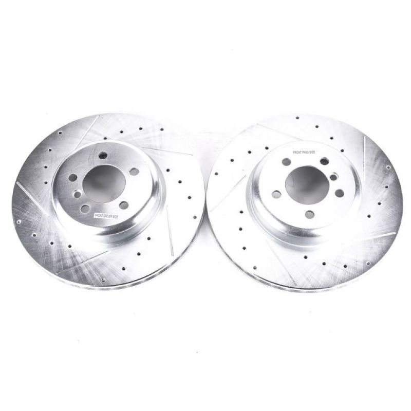 PSB Evolution Drill/Slot Rotor - Power Stop 13-15 BMW 335i Front Evolution Drilled & Slotted Rotors - Pair