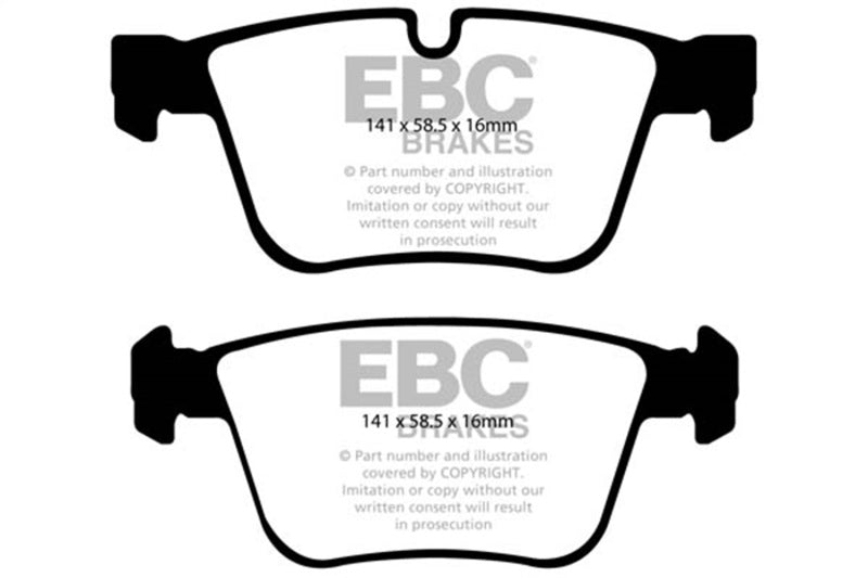 EBC Yellowstuff Brake Pad Sets - EBC 07-11 Mercedes-Benz CL63 AMG 6.2 Yellowstuff Rear Brake Pads