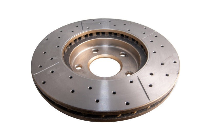 DBA Street Slot&Drill Rotors - DBA 03-04 Infiniti M45 Front Drilled & Slotted Street Series Rotor